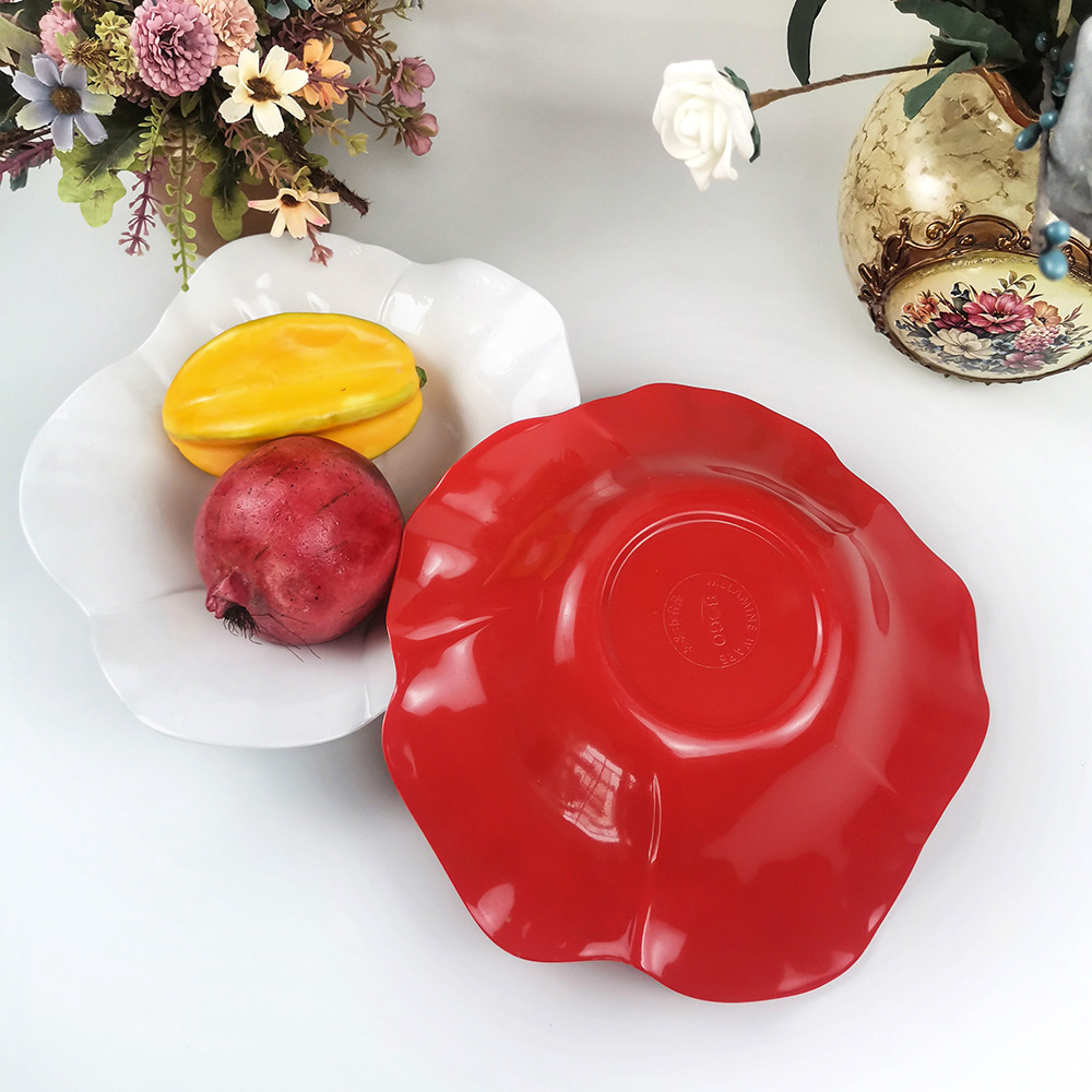Umweltfreundliche kreative Lotusblatt-Western-Salat-Obstschale
