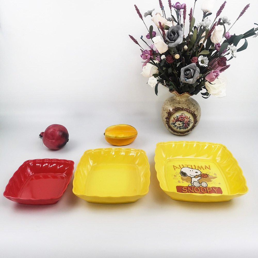 Benutzerdefiniertes Logo Food Grade Essgeschirr-Sets Langlebige lebensmittelechte Obstschale