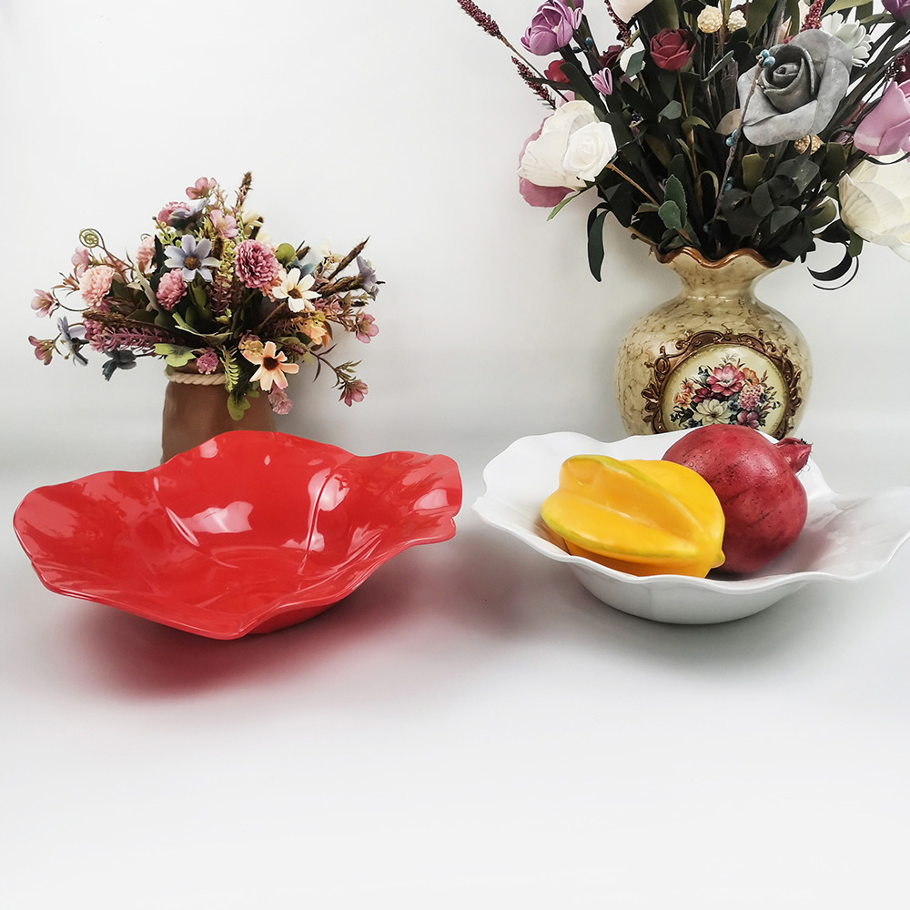 Umweltfreundliche kreative Lotusblatt-Western-Salat-Obstschale