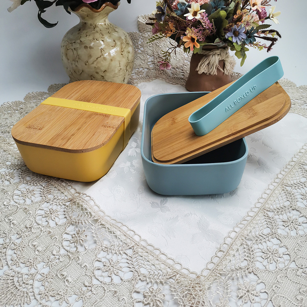 Tragbarer Büro-Lunchbox-Nahrungsmittelbehälter mit Stretch-Stoffband
