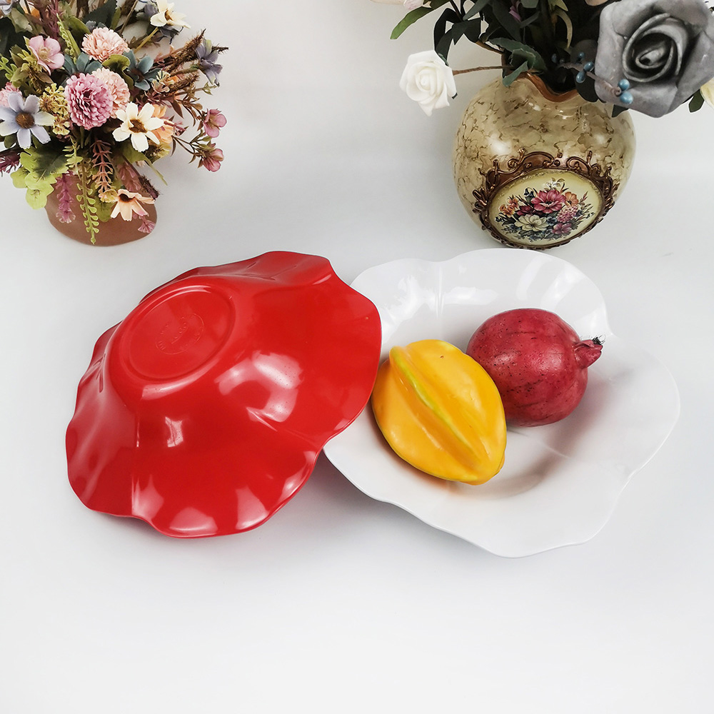 Umweltfreundliche kreative Lotusblatt-Western-Salat-Obstschale