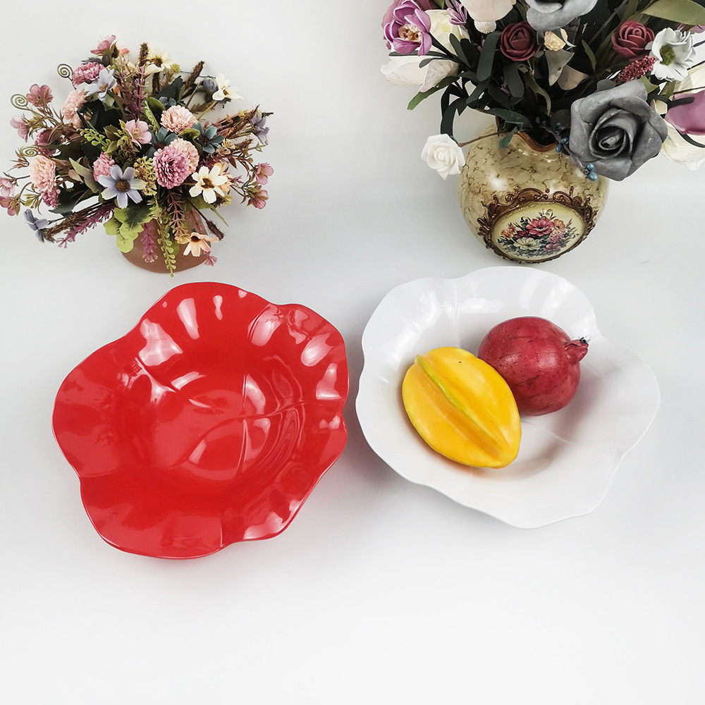 Umweltfreundliche kreative Lotusblatt-Western-Salat-Obstschale