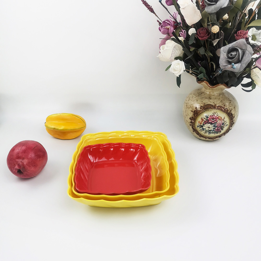 Benutzerdefiniertes Logo Food Grade Essgeschirr-Sets Langlebige lebensmittelechte Obstschale