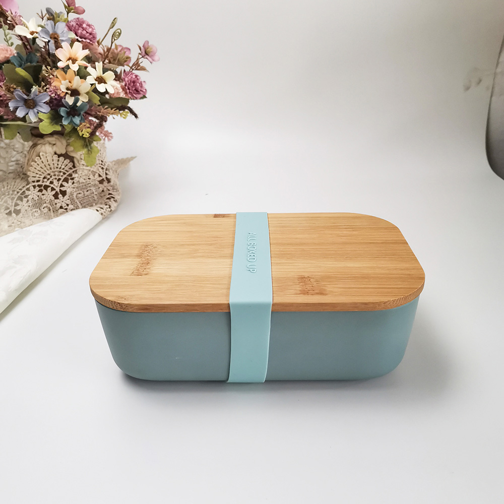 Tragbarer Büro-Lunchbox-Nahrungsmittelbehälter mit Stretch-Stoffband