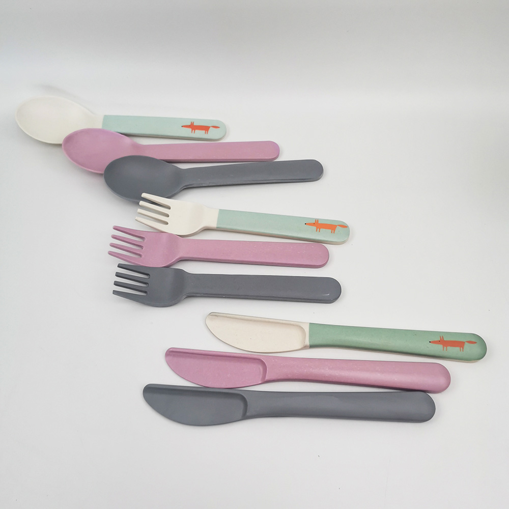Umweltfreundliches Küchengeschirr-Besteck-Set – Gabeln, Löffel, Messer, Utensilien